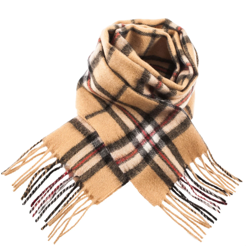 Edinburgh 100% Lambswool Scarf (Thomson Camel)