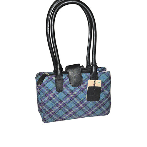 Leather Bea Handbag - Lomond Tweed