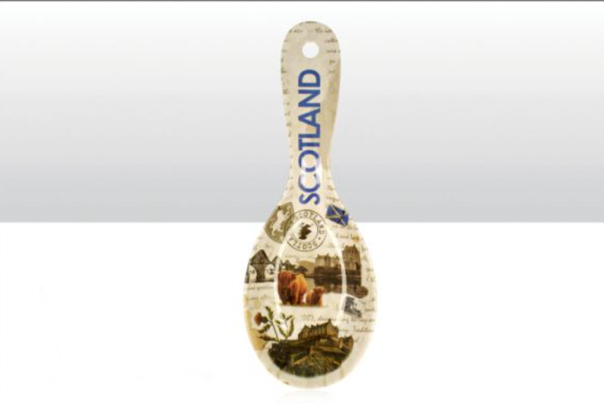 Scotland Collage Spoon Rest