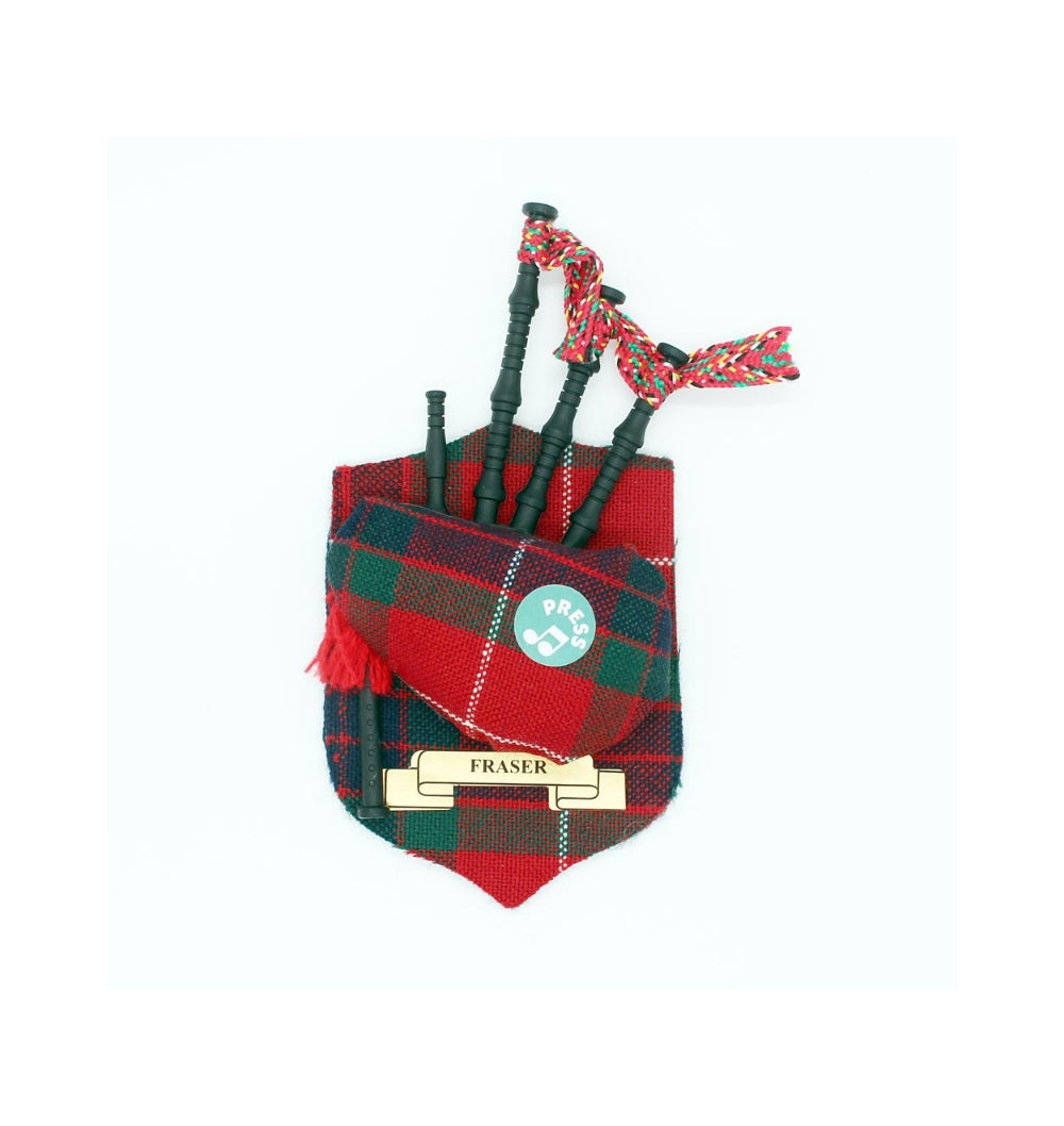 Tartan Musical Bagpipe Magnet