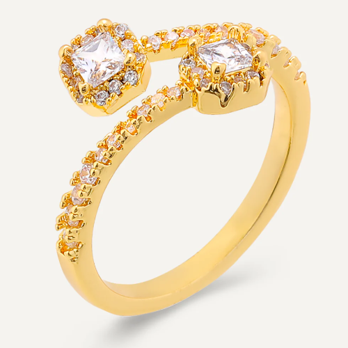 Kylie Cubic Zirconia Open Ring