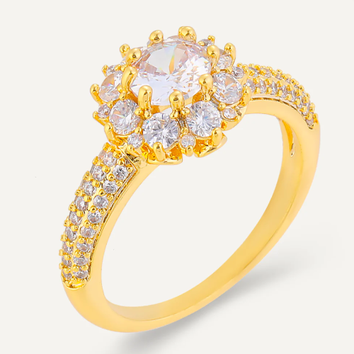 Elizabeth Zirconia Adjustable Ring