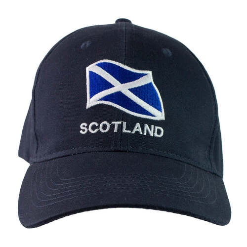 Saltire Flag Scotland Cap (Navy)