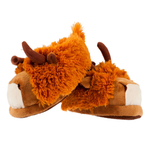 Cheeky Scot Unisex Highland Cow Slipper