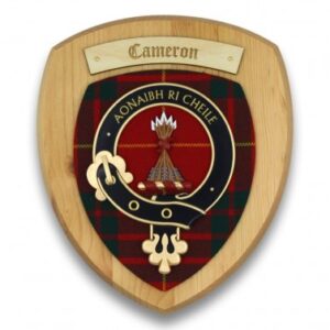 Cameron Clan Crest Wall Plaque