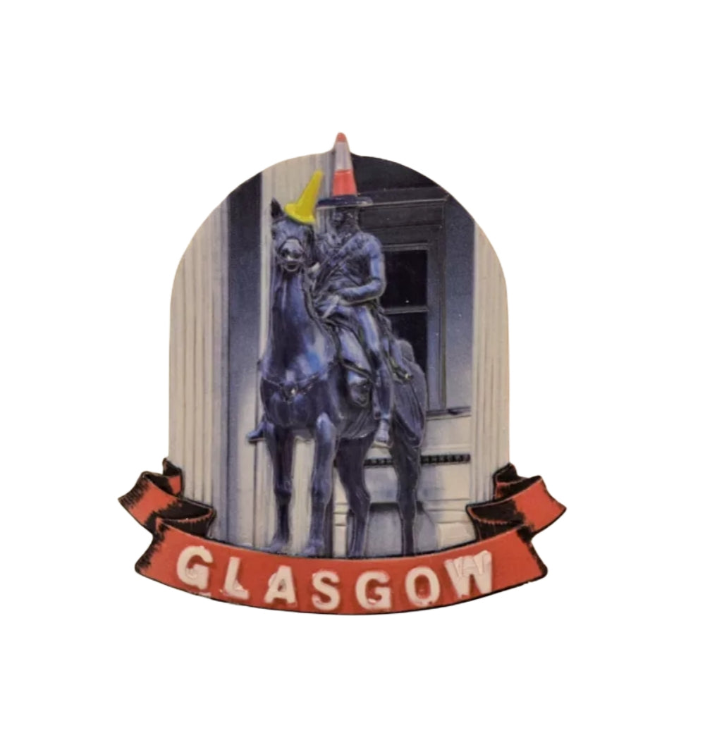 Resin Magnet - Glasgow Coneheid