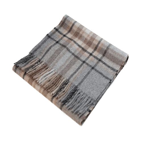 Edinburgh 100% Cashmere Scarf (Carnival Check Uniform)
