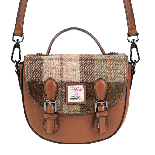 Cobble Satchel (Chestnut Tartan)