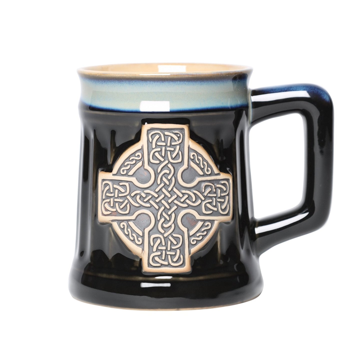 Celtic Stoneware Mug (Black)