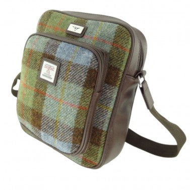 Harris Tweed 'Tay' Man Bag in Macleod Tartan
