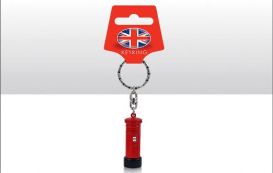 Post Boxes Keyrings (Tartan Headercard)