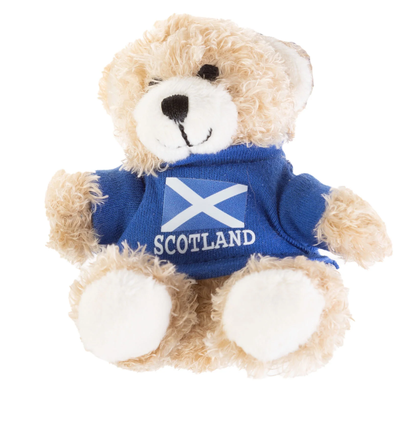 Small Teddy Plush Toy - Flag Scotland
