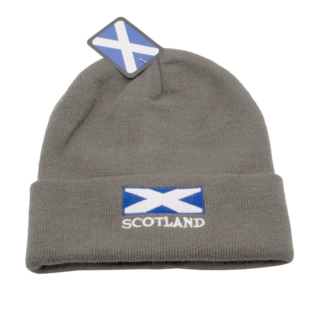 Saltire Scotland Ski Hat (Grey)