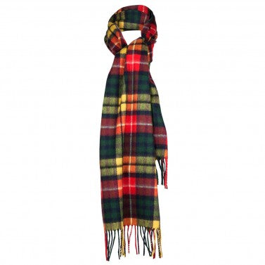 100% Cashmere Scarf in Buchanan Tartan
