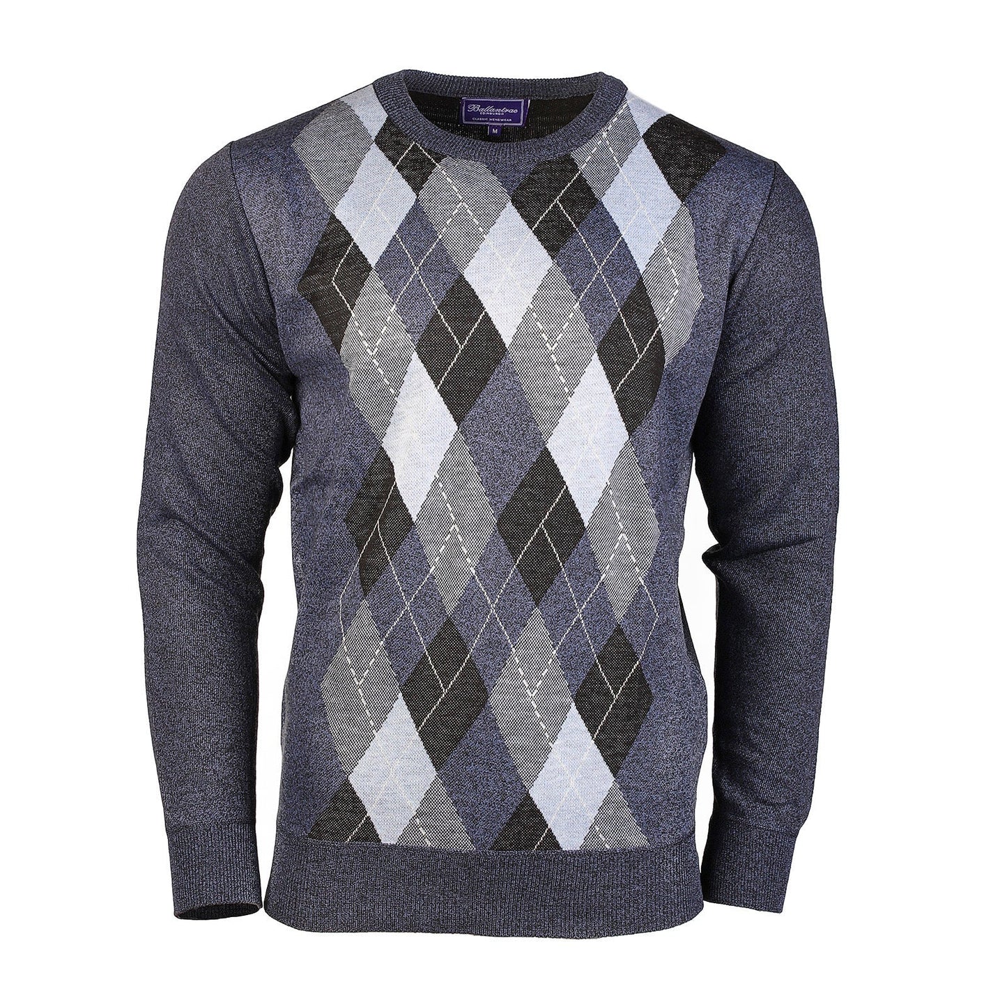 Ballantrae Jumper Crew Nec (Navy Melange)