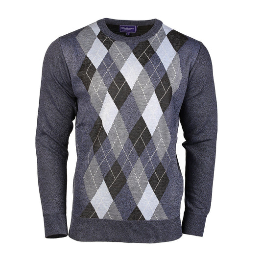 Ballantrae Jumper Crew Nec (Navy Melange)