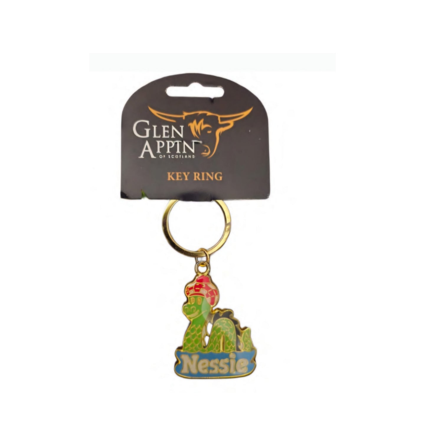 Scotland Nessie Coloured Keyring