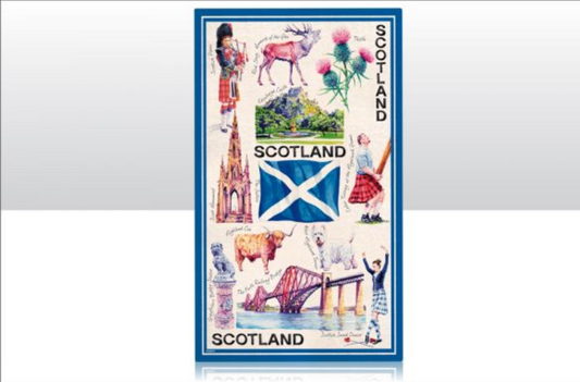 Iconic Scotland Tea Towel