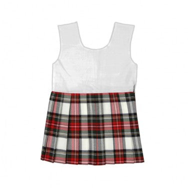 Girls Dress Stewart Tartan Kilt with Bodice