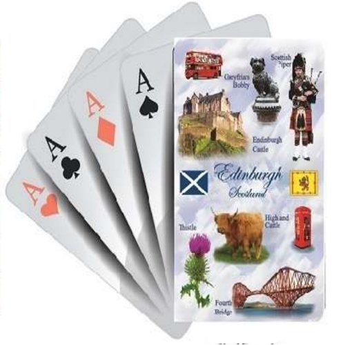 Playing Cards - Edinburgh Saltire