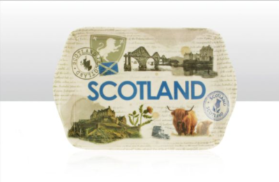 Scotland Collage Small Tray