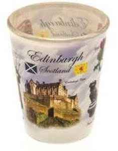 Shot Glass - Edinburgh Scotland