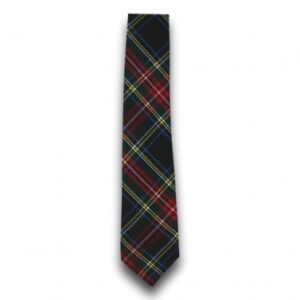 Stewart Black Tartan Tie