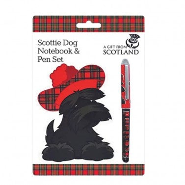 Thistle Products Scottie Dog Notebook & Pen Set