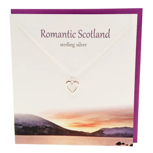 Romantic Scotland Heart Pendant