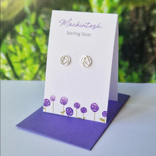Mackintosh Rose Studs