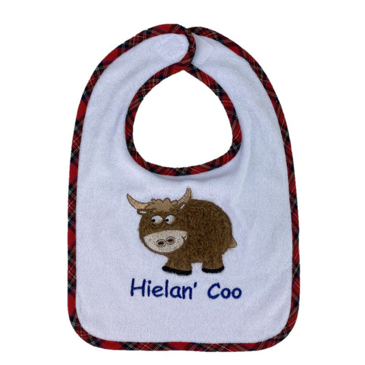 Highland Cow Baby Bib