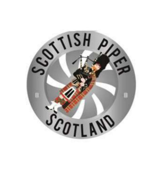 Metal Spinner Magnet - Scottish Piper