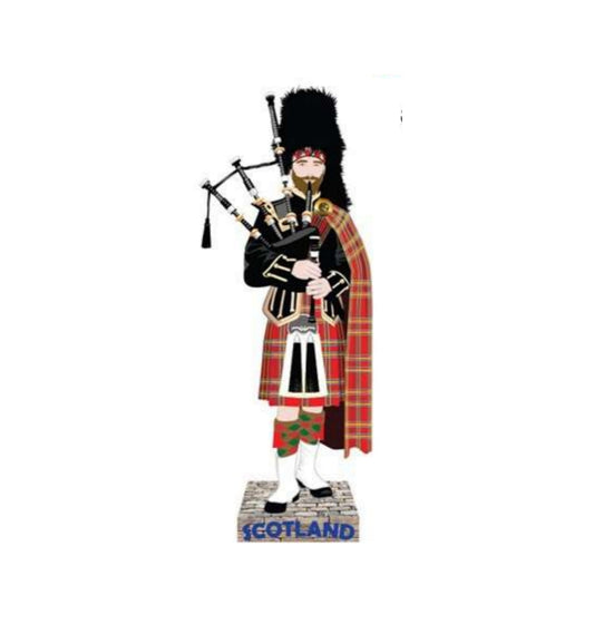 Resin Magnet - Scotland Piper Man