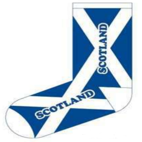 Scotland Flag Socks