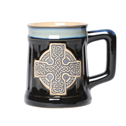 Celtic Stoneware Mug (Black)
