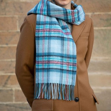 Lochcarron Diana Princess of Wales Memorial Tartan Lambswool Scarf