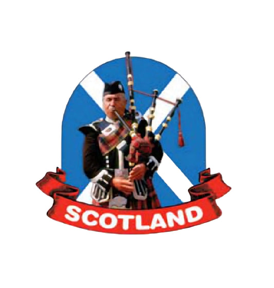 Piper Saltire Resin Magnet