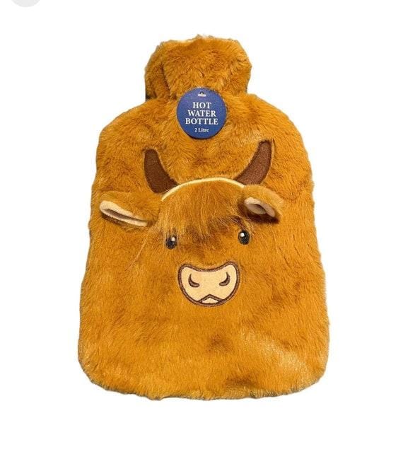 Hairy Highland Cow Hot Water Bottle (2L)
